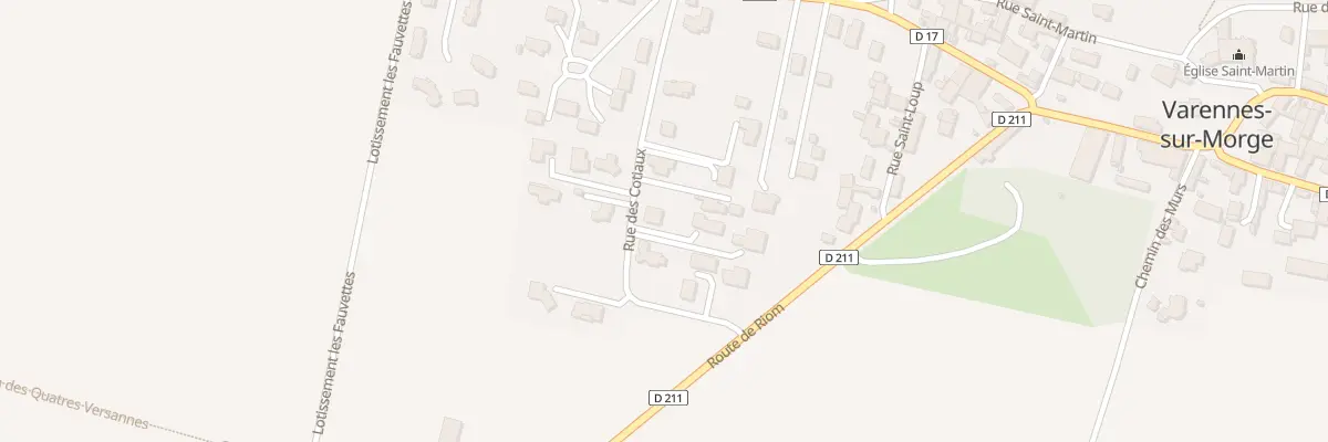 Plan du 17 Rue des Cotiaux à Varennes-sur-Morge
