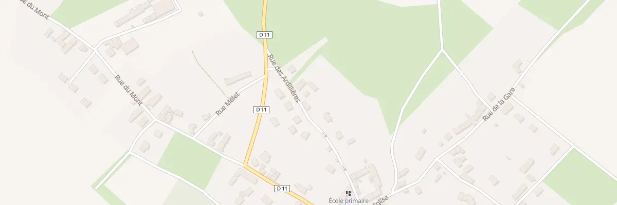 Plan du 6 Rue des Ardillières à Chézy-en-Orxois