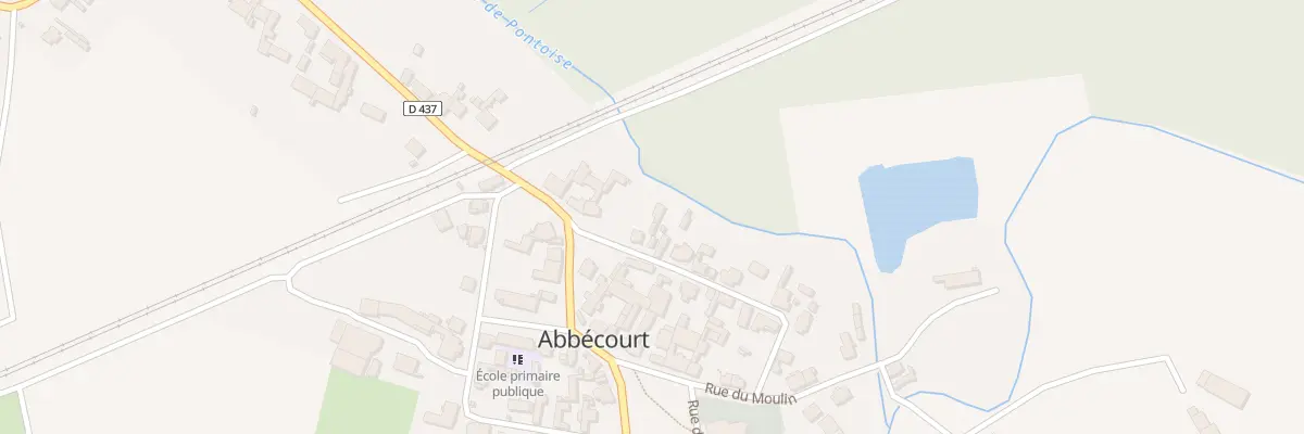 Plan du 3 Rue Pierre et Marie Curie à Abbécourt