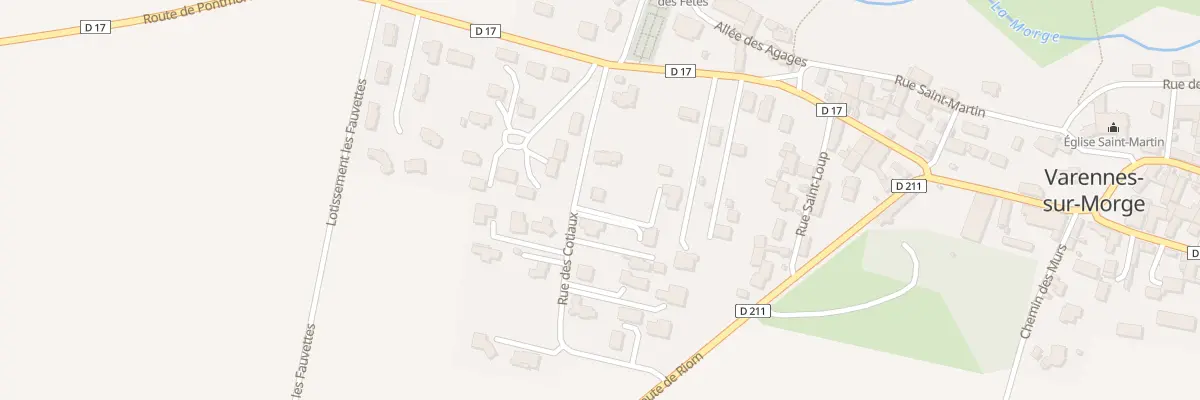 Plan du 5 Rue des Cotiaux à Varennes-sur-Morge