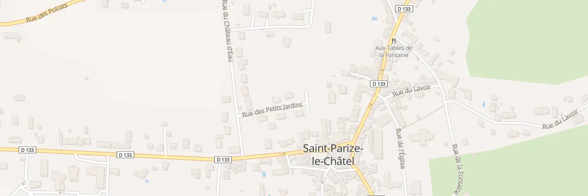 Plan du 4 Rue des Petits Jardins à Saint-Parize-le-Châtel