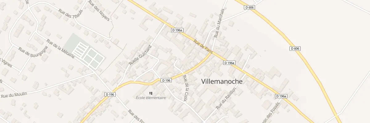 Plan du 10 Imp de la Croix à Villemanoche