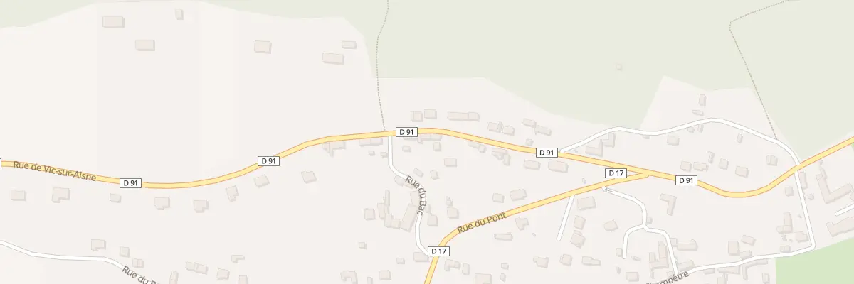 Plan du 3 Rue du Bac à Fontenoy