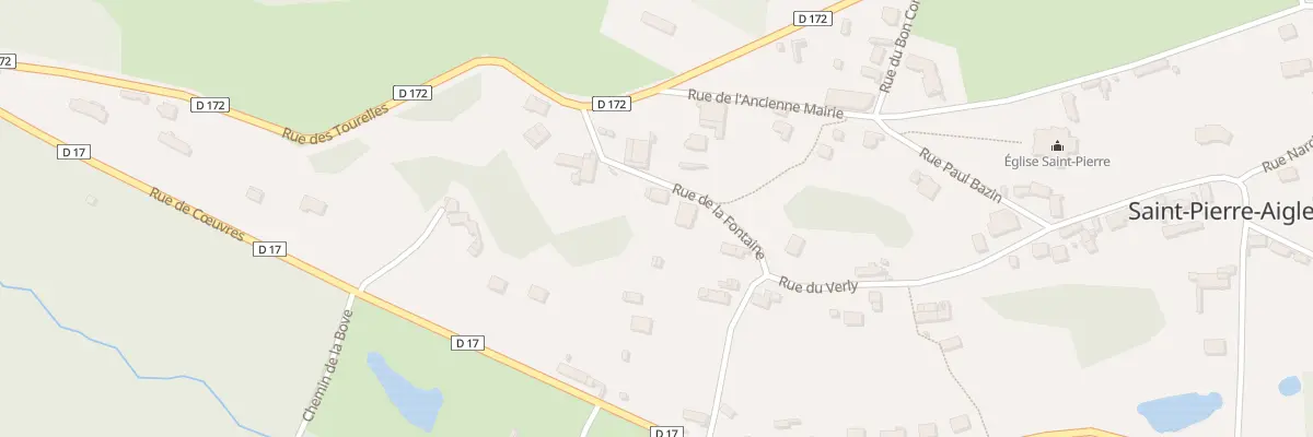 Plan du 5 Rue de la Fontaine à Saint-Pierre-Aigle