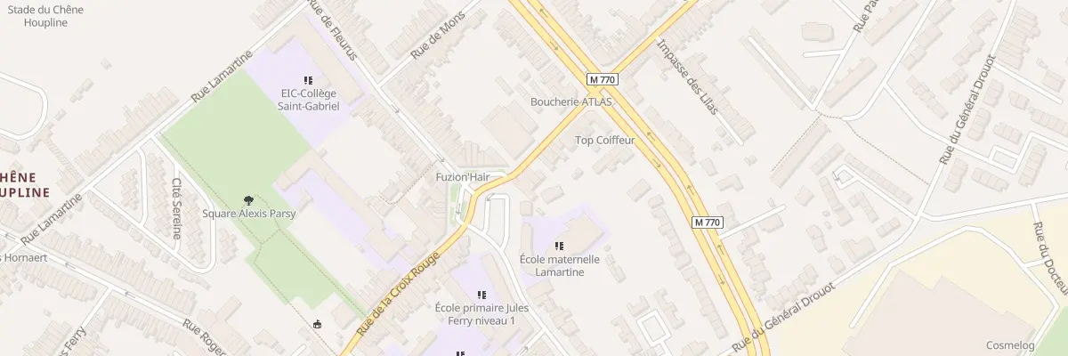 Plan du 4 Rue Achille Testelin à Tourcoing