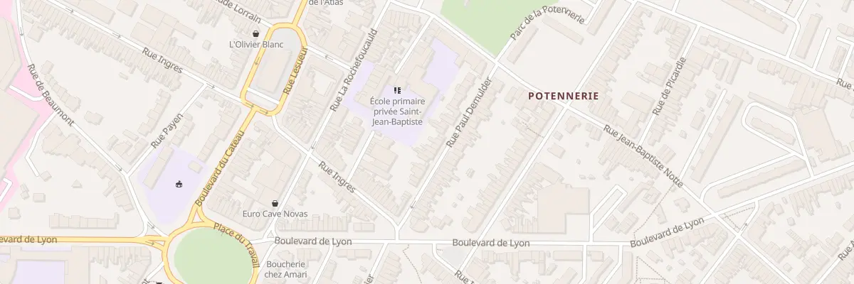 Plan du 34 Rue Paul Demulder à Roubaix