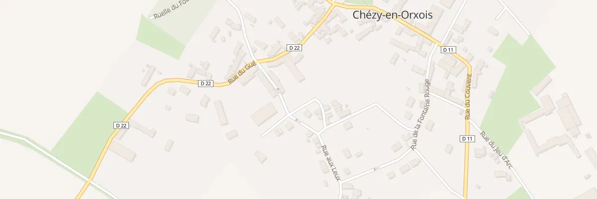 Plan du 3B Rue aux Leux à Chézy-en-Orxois
