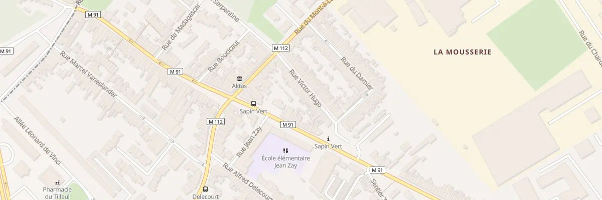 Plan du 33 Rue Victor Hugo à Wattrelos