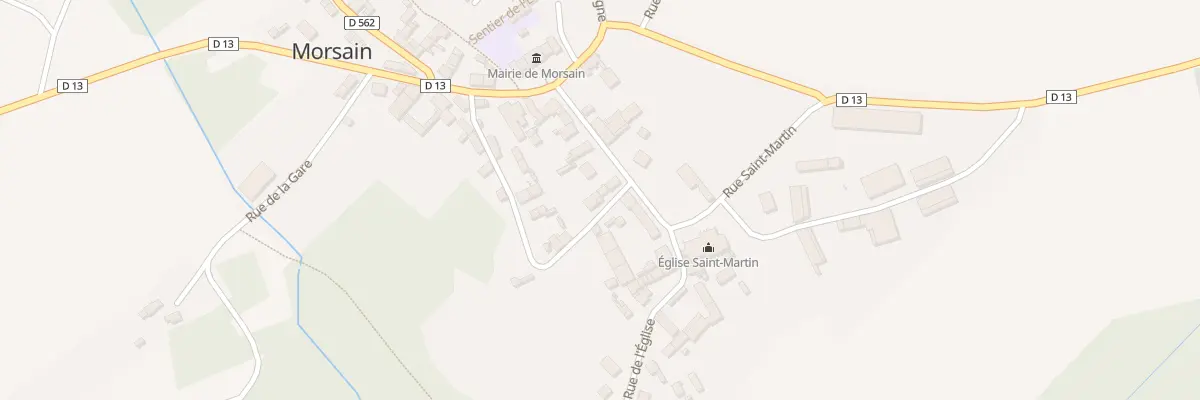Plan du 9 Rue de la Fontaine Soutiret à Morsain