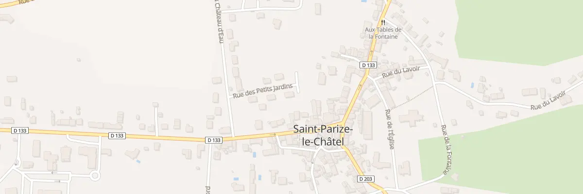 Plan du 5 Rue des Petits Jardins à Saint-Parize-le-Châtel