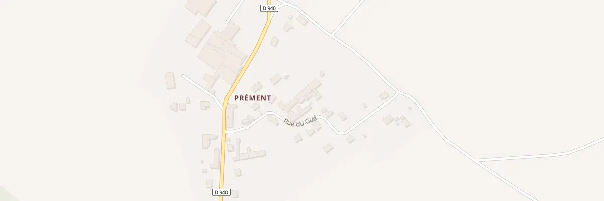 Plan du 13 Rue du Gué à Gandelu