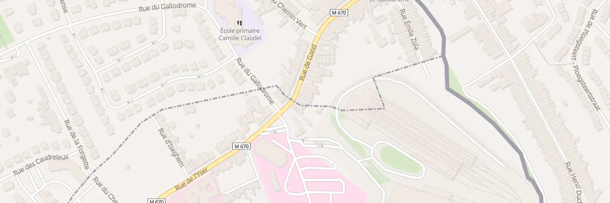 Plan du 2B Rue de Gand à Tourcoing