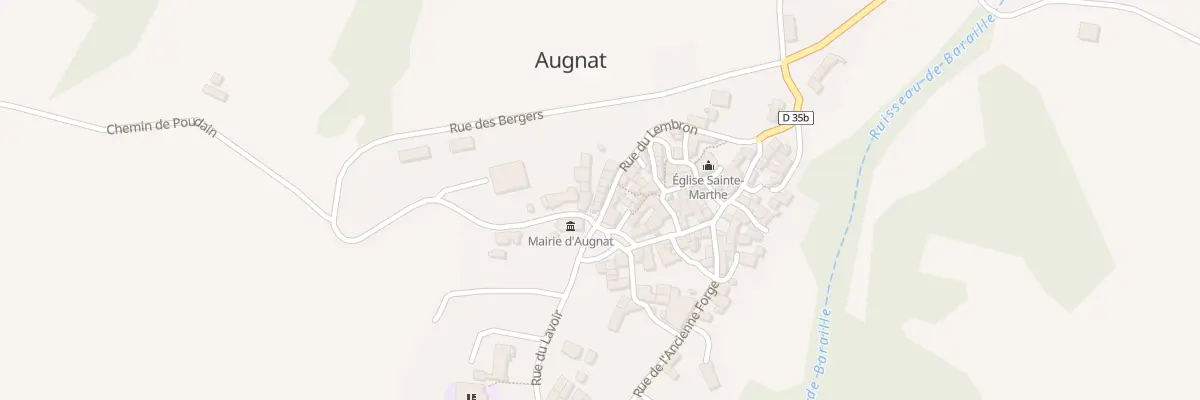 Plan du 5014 Rue du Lembron à Augnat