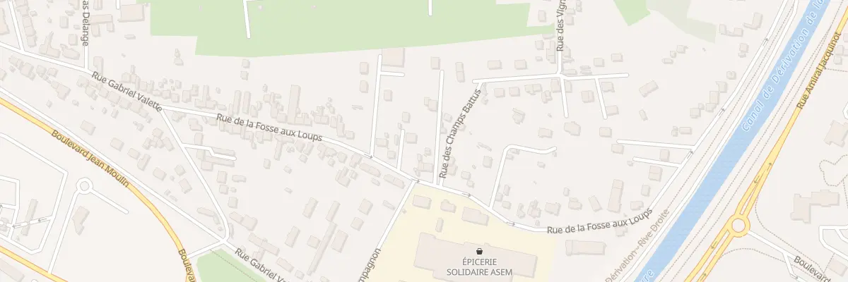 Plan du 43 Rue de la Fosse aux Loups à Nevers