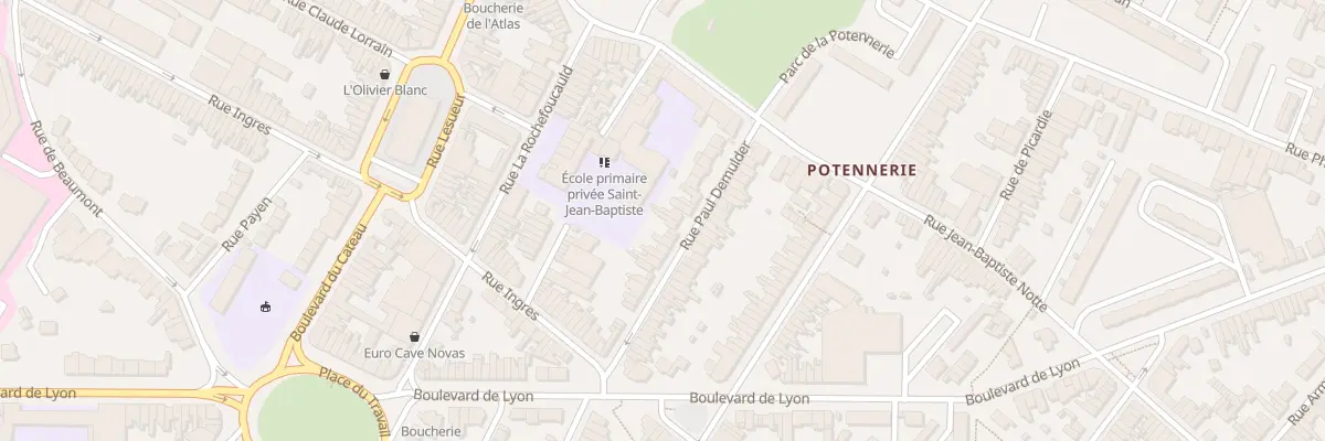 Plan du 28 Rue Paul Demulder à Roubaix