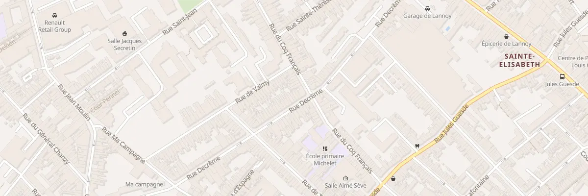 Plan du 147 Rue Decrême à Roubaix