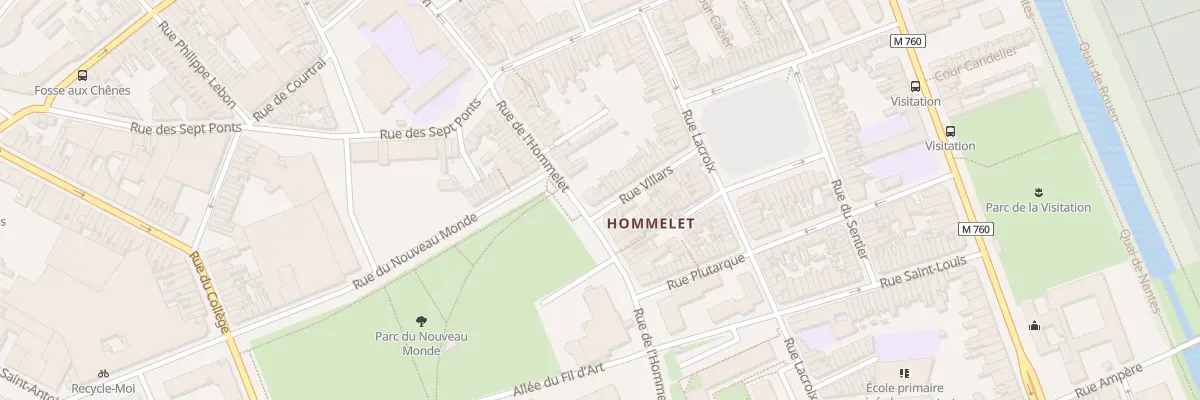 Plan du 178 Rue de l’Hommelet à Roubaix
