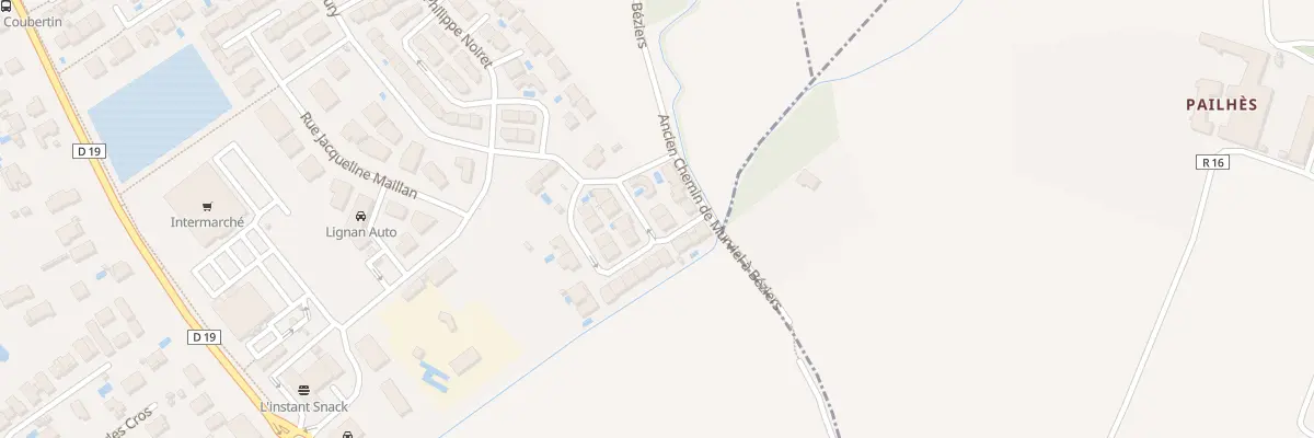 Plan du 7 Rue Louis de Funès à Lignan-sur-Orb
