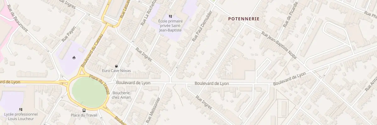Plan du 57 Rue Paul Demulder à Roubaix