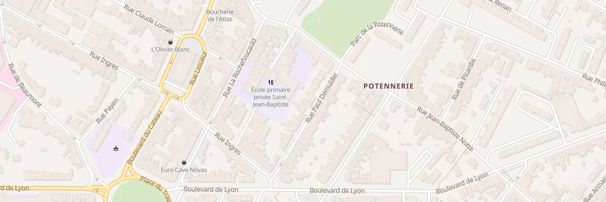 Plan du 24 Rue Paul Demulder à Roubaix