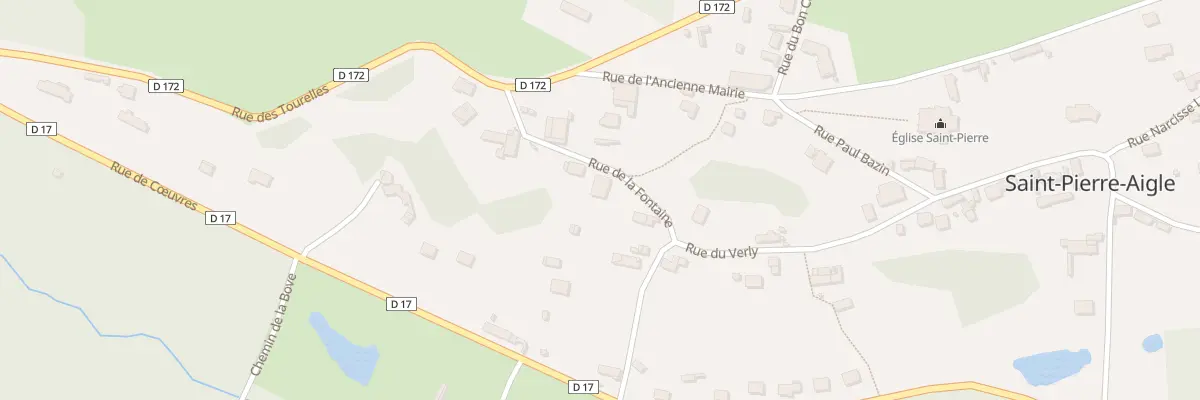 Plan du 3 Rue de la Fontaine à Saint-Pierre-Aigle