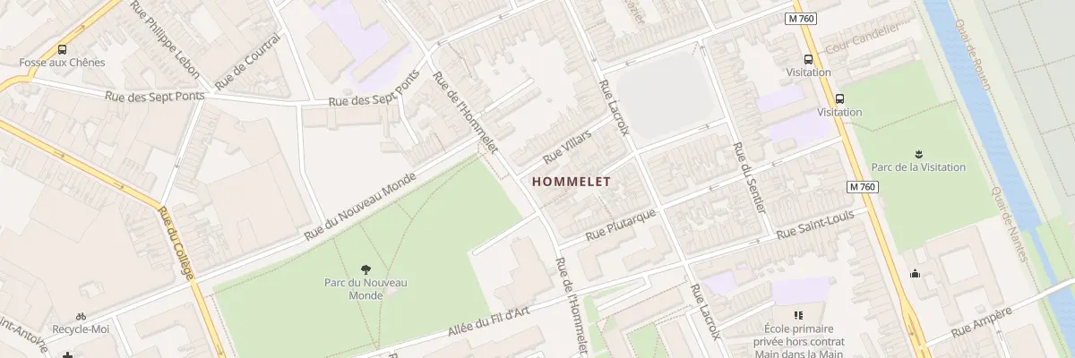 Plan du 174 Rue de l’Hommelet à Roubaix