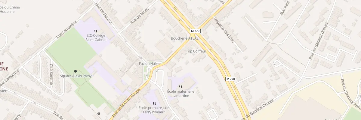 Plan du 14 Rue Achille Testelin à Tourcoing