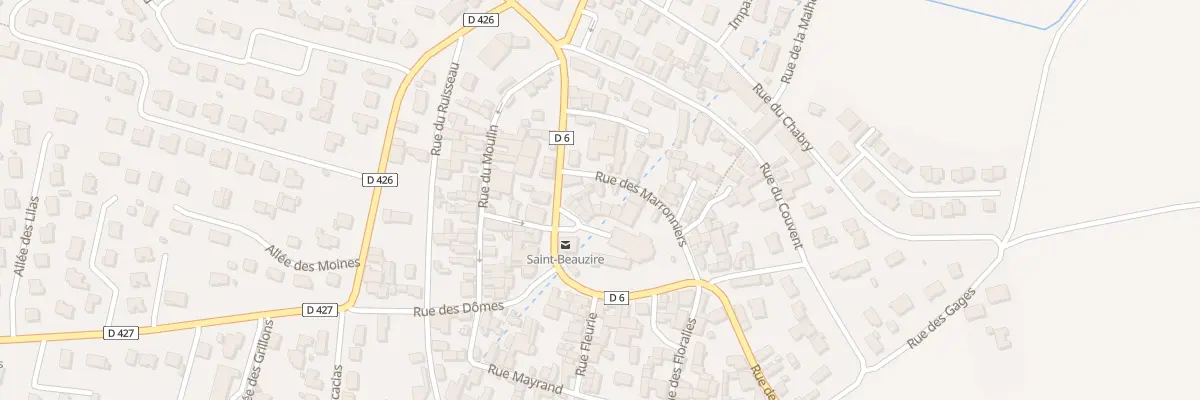 Plan du 4 Pl de l’Eglise à Saint-Beauzire
