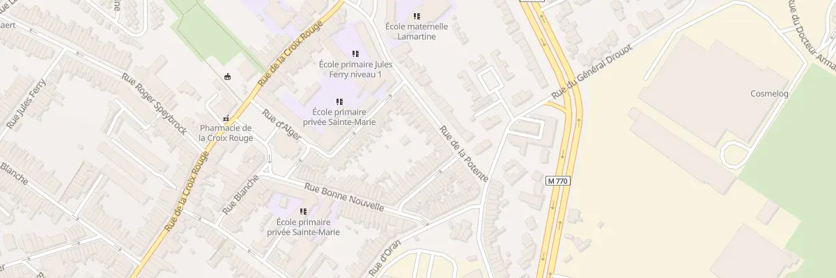 Plan du 26 Rue de la Potente à Tourcoing