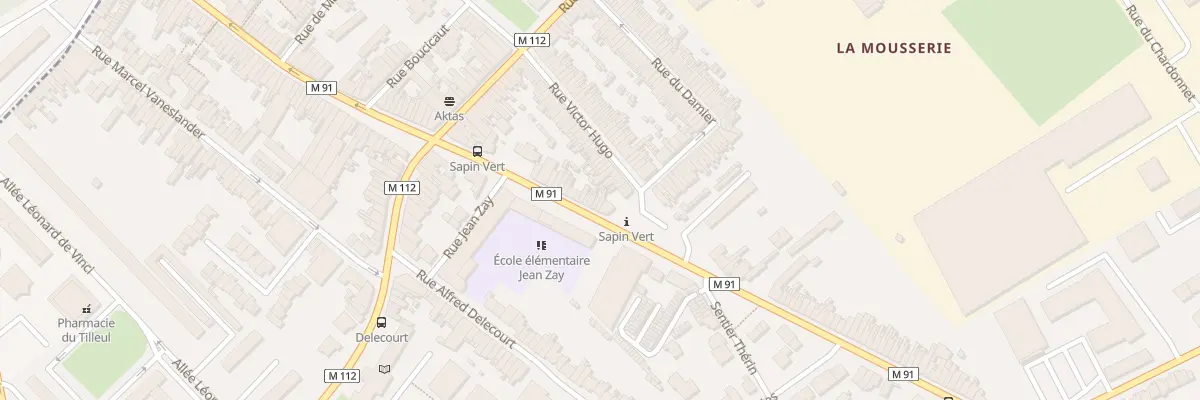 Plan du 536 Rue du Sapin Vert à Wattrelos
