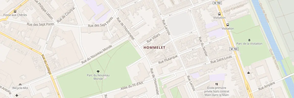 Plan du 172 Rue de l’Hommelet à Roubaix