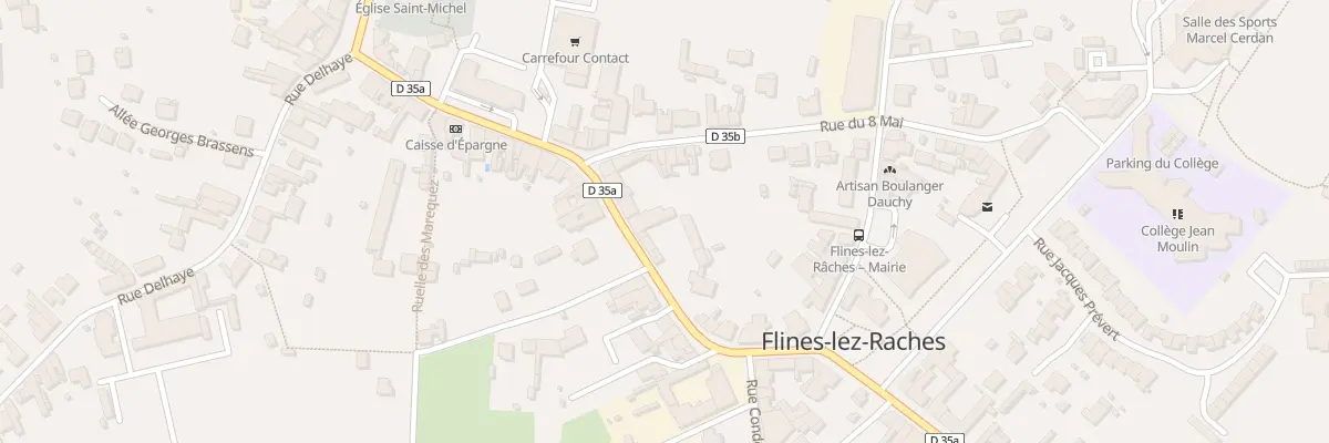 Plan du 31 Rue des Resistants à Flines-lez-Raches