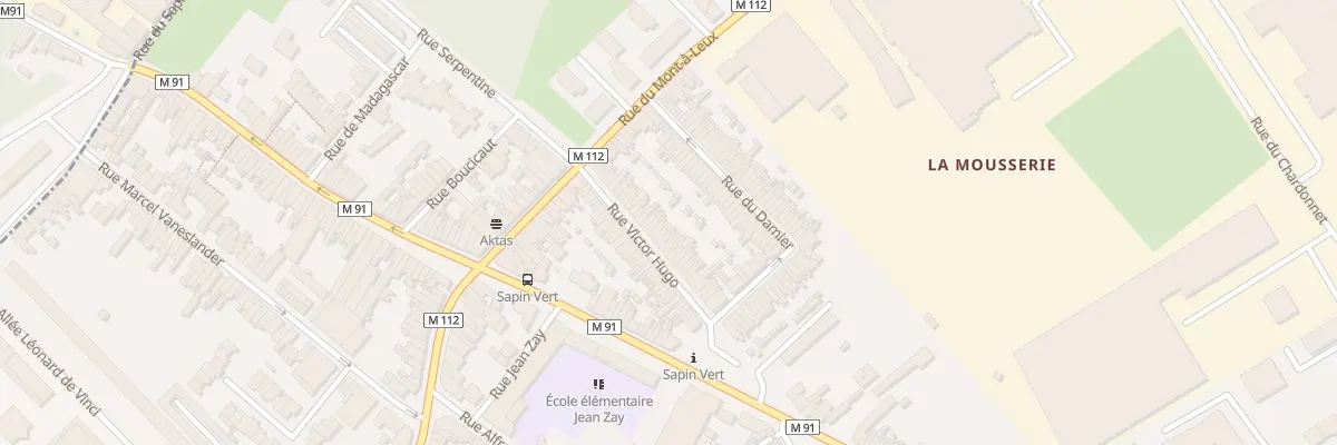 Plan du 30 Rue Victor Hugo à Wattrelos