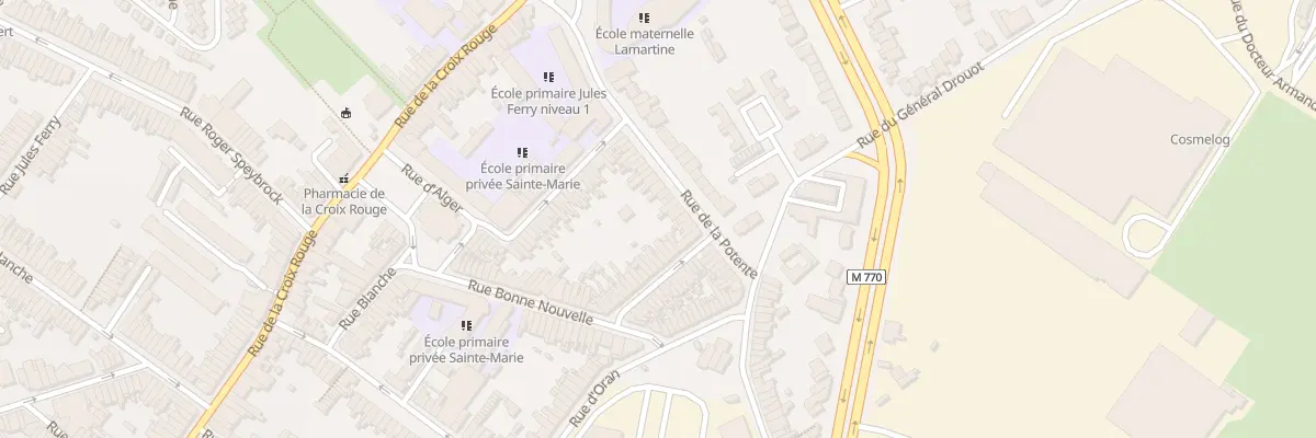 Plan du 30 Rue de la Potente à Tourcoing