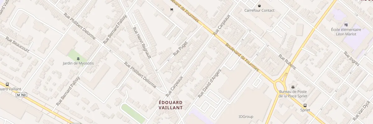 Plan du 144 Rue Carpeaux à Roubaix