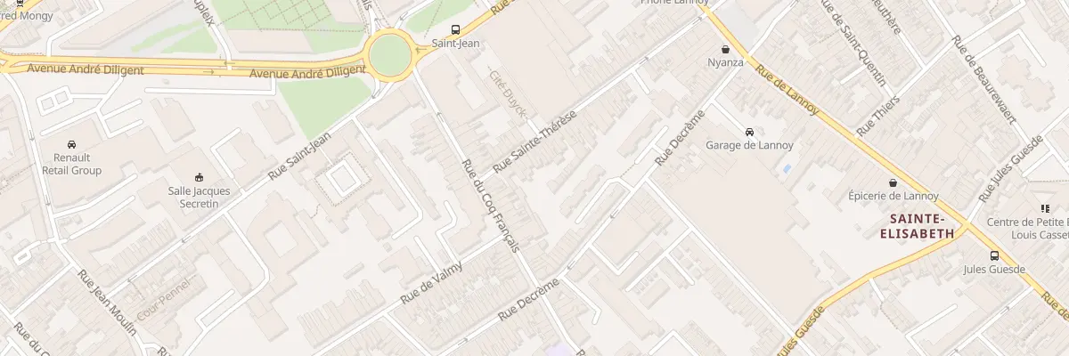 Plan du 67 Rue Sainte-Thérèse à Roubaix