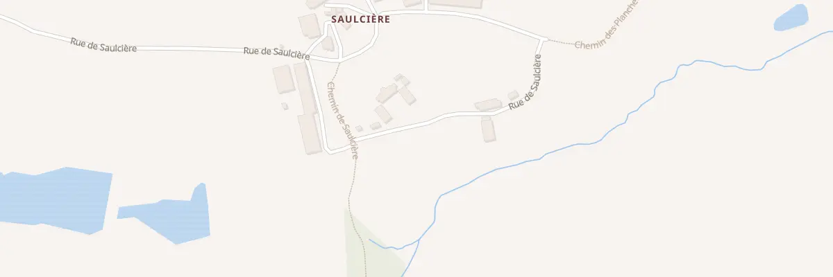Plan du 2 Rue de Saulcière à Laféline