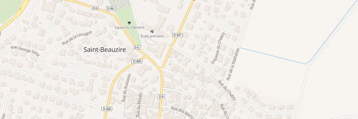 Plan du 4 Rue du Chabry à Saint-Beauzire