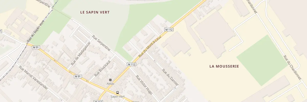 Plan du 58 Rue du Mont-à-Leux à Wattrelos