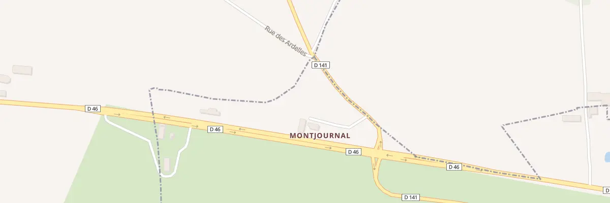 Plan du 5142 Montjournal à Cesset