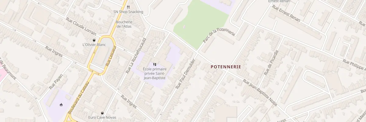 Plan du 12 Rue Paul Demulder à Roubaix