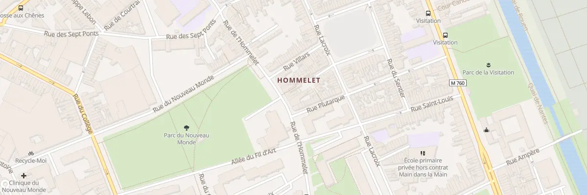 Plan du 162 Rue de l’Hommelet à Roubaix