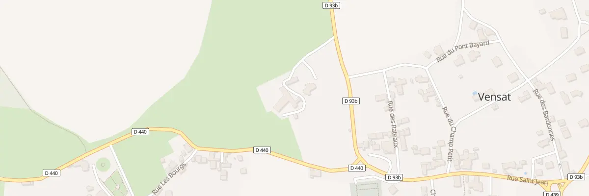 Plan du 2 Rte de la Côte Rousse à Vensat