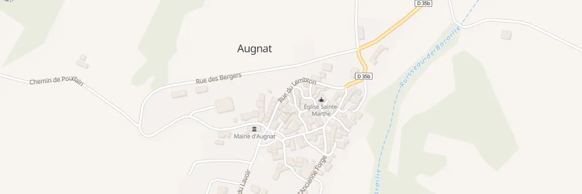 Plan du 5002 Rle du Montet à Augnat