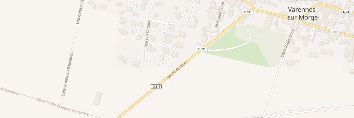 Plan du 25 Rue des Cotiaux à Varennes-sur-Morge
