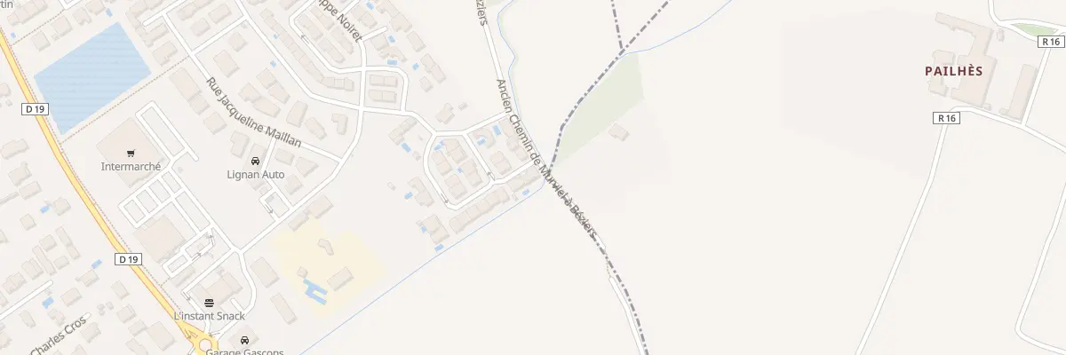 Plan du 13 Rue Louis de Funès à Lignan-sur-Orb