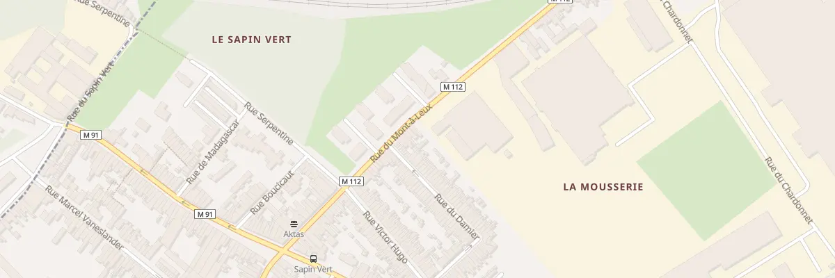 Plan du 62 Rue du Mont-à-Leux à Wattrelos