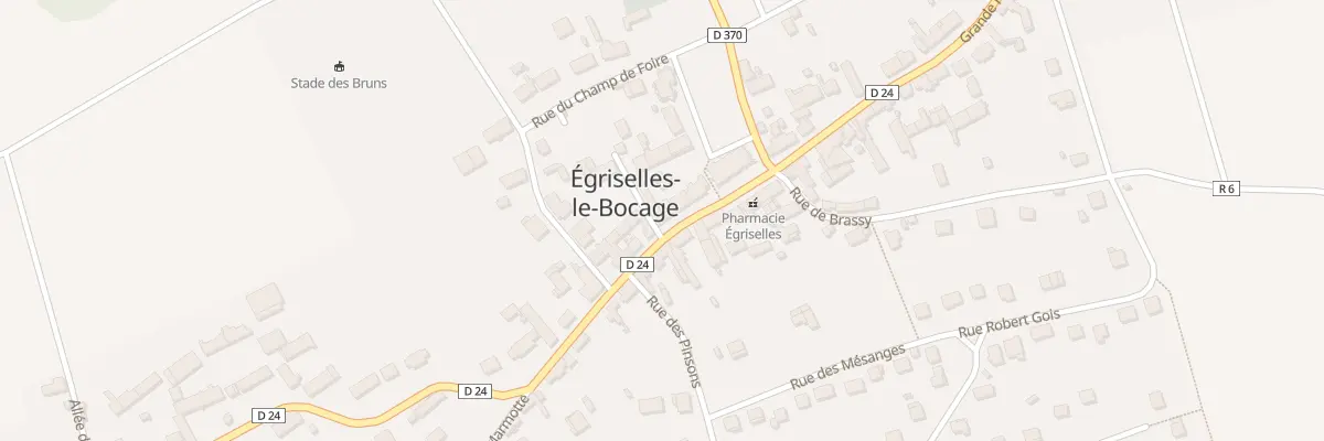Plan du 35 Grande Rue à Égriselles-le-Bocage