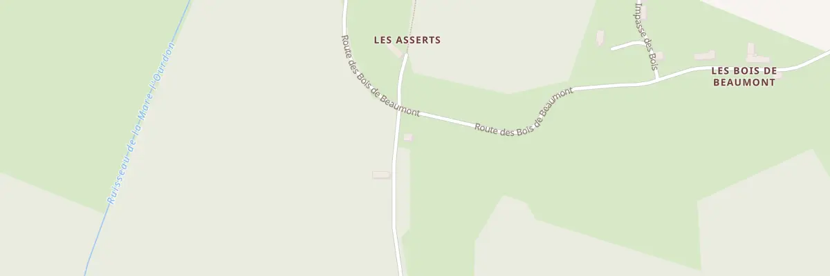 Plan du 12 Les Bois de Beaumont à Murlin