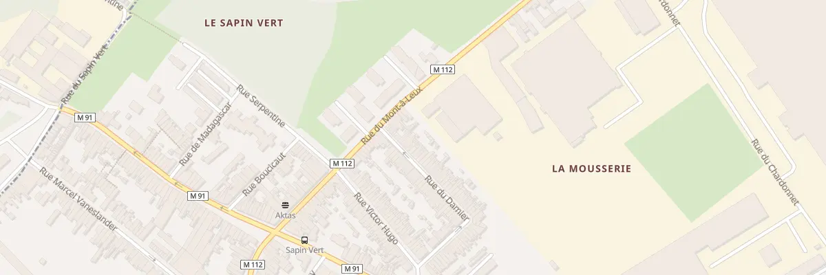 Plan du 94 Rue du Damier à Wattrelos